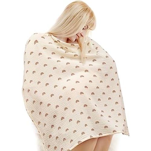 HBselect Nursing Cover - Breathable, Stylish, and Discreet Breastfeeding Privacy with Adjustable Strap - Breastfeeding Cover for Moms