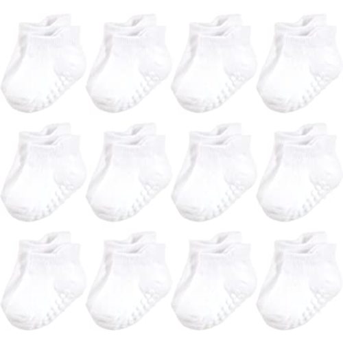 Hudson Baby Unisex Baby Non-Skid No-Show Socks