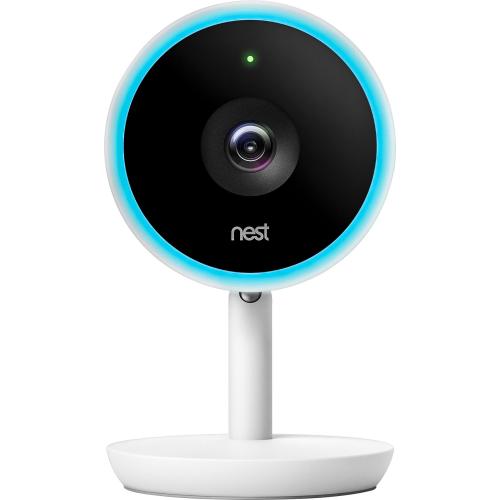 Google Nest Cam IQ Indoor Full HD Wi-Fi Home Security Camera White NC3100US - Best Buy