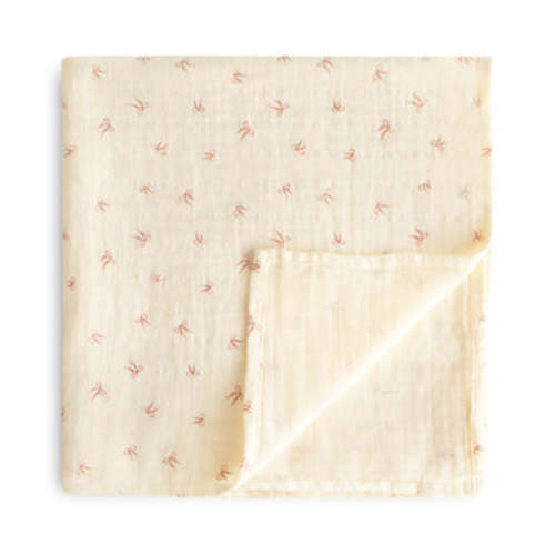 Organic Cotton Mushie Baby Muslin Swaddle Blanket