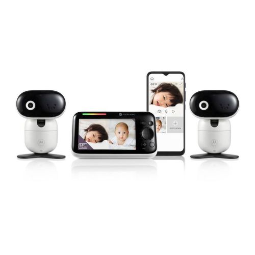 Motorola 5.0" Wi-fi Hd Motorized Video Baby Monitor- Two Camera - Pip1610-2 Hd Connect