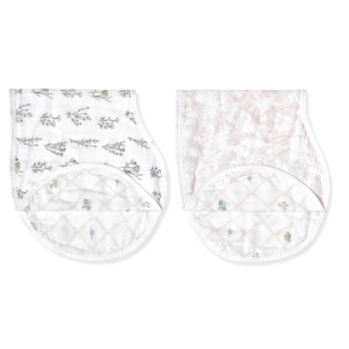 French Floral Silky Soft Burpy Bib | aden + anais