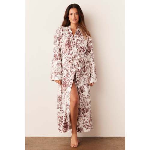 Kaia Kimono Robe | Cambridge Toile – MASONgrey