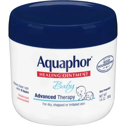 Aquaphor Baby Healing Ointment Advanced Therapy Skin Protectant, Dry Skin and Diaper Rash Ointment, 14 Oz Jar