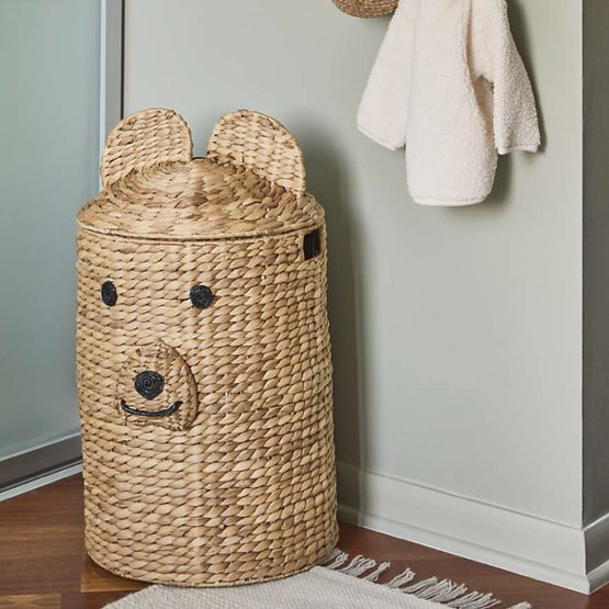 Bear Woven Kids Hamper with Handles