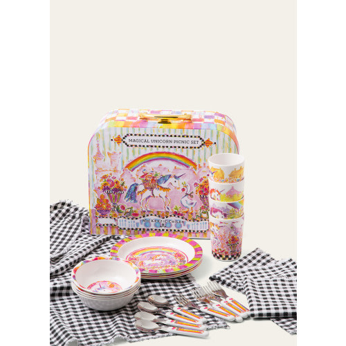 Magical Unicorn 21-Piece Picnic Set