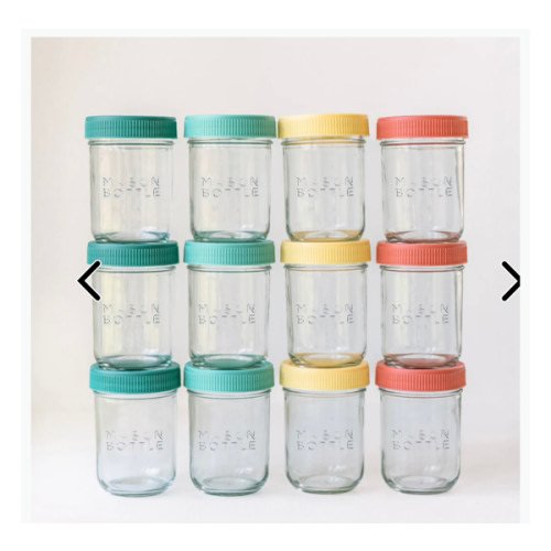 Breastmilk Storage Jar Set – Mason Bottle