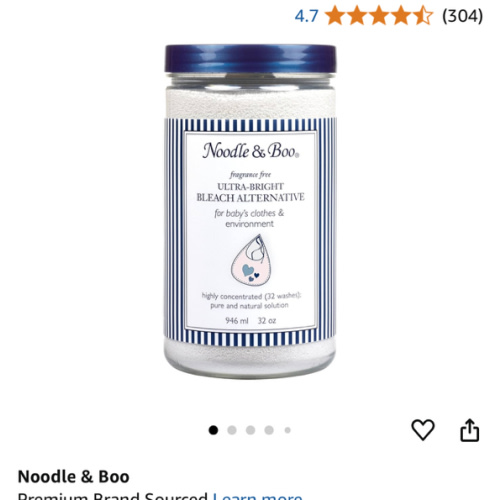 Noodle & Boo Baby Laundry Essentials Ultra-Bright Bleach Alternative