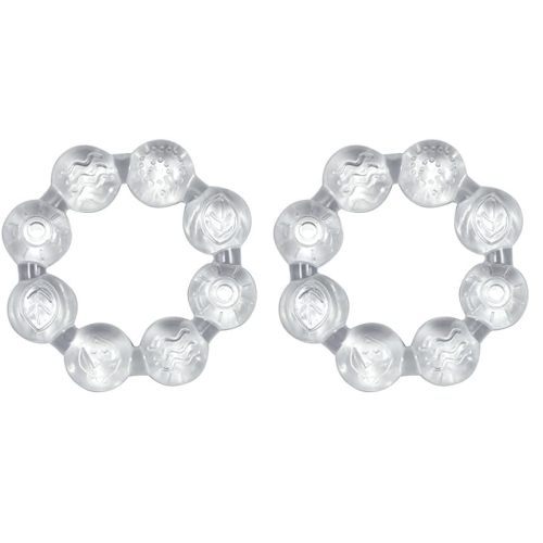 Cooling Ring Teether-Clear (Pack of 2)
