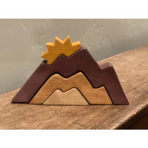 Stacking Mountain, Waldorf, Nesting Toys, Educational Toys, Montessori, Reggio, Wooden Toys