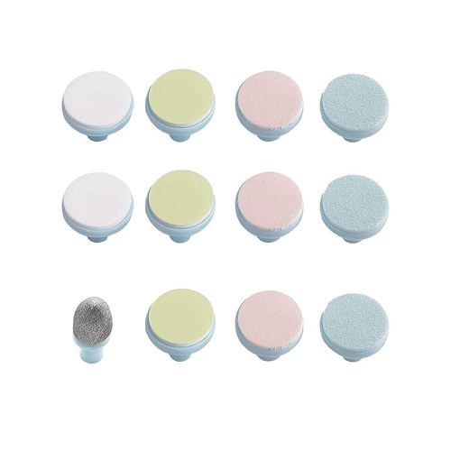 12 Pieces Baby Nail File Pads Nail Trimmer Replacement Pads Electric Baby Nail Grinding Heads for Standard Electric Kid Nail Trimmer Suits to Newborn and Adults