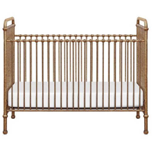 Namesake Abigail French Vintage Gold Steel 3-in-1 Convertible Crib