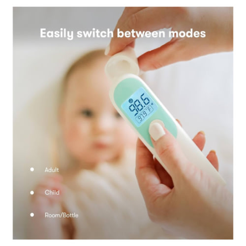 Frida Baby Thermometer, 3-in-1 Infrared Thermometer for Ear, Forehead & Touchless, Fever Thermometer for Baby, Infants, Toddlers, Kids & Adults