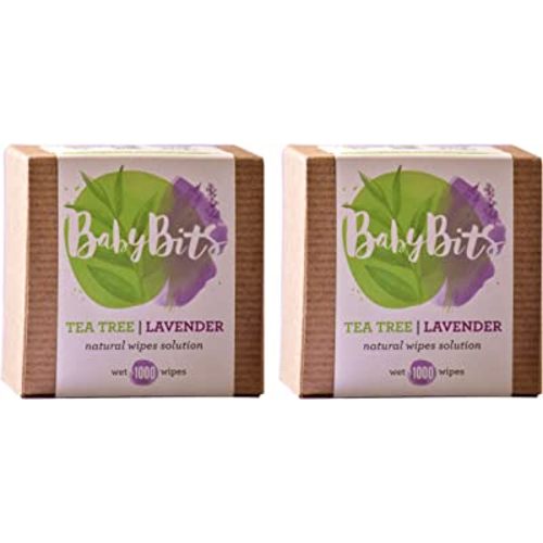 Wipes Solution, 2 Pack - Wets 2,000 Natural Wipes