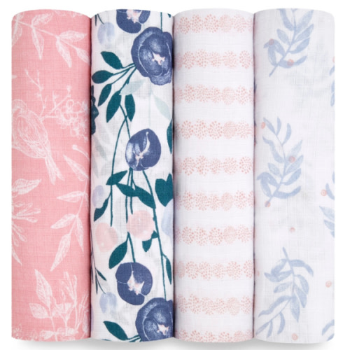 Floral Print Muslin Swaddles | aden + anais