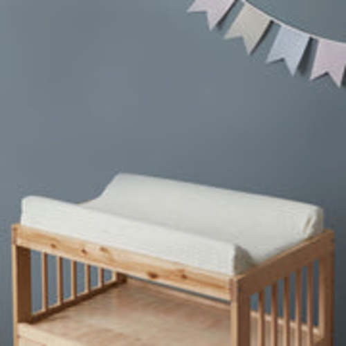 Mocka Cotton Change Mat Cover - White| Baby