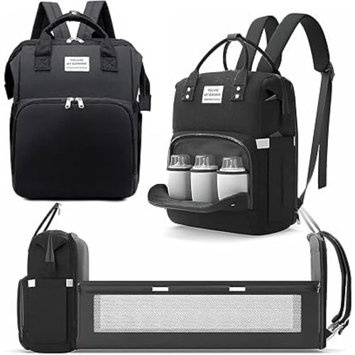 Diaper Baby Bag Backpack with Changing Station Changing Pad Nursing Bag Baby Shower Tote Bottle Bag Waterproof Large Capacity,Baby Registry Search,Newborn Essentials