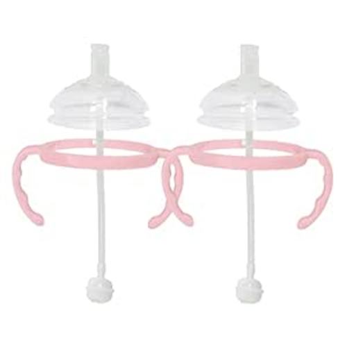 Amazon.com : Straw Transition Cup Kit for Comotomo Baby Bottles | Conversion Kit Fits 5 Ounce and 8 Ounce Bottles | Soft, Silicone Straw Top Bottle Nipple & Weighted Straw to Help Baby Transition | 2 Pack (Pink) : Baby