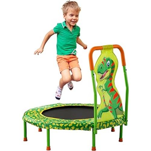 36" Trampoline with No-Gap Design, 36 inch Mini Trampoline Toddler Trampoline Kids Trampoline, Small Rebounder Trampoline with Handle, 3FT Indoor Outdoor Trampoline for Kids