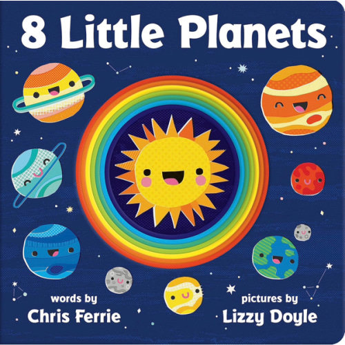8 Little Planets: A Solar System Book for Kids with Unique Planet Cutouts