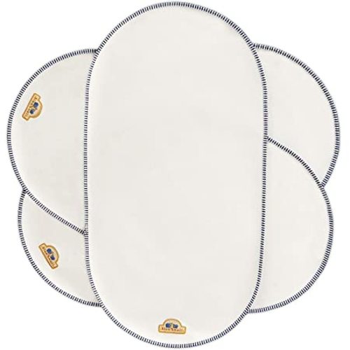 BlueSnail Waterproof Changing Pad Liners 3 Count (14"X26.5", White), Bassinet Pad Liner