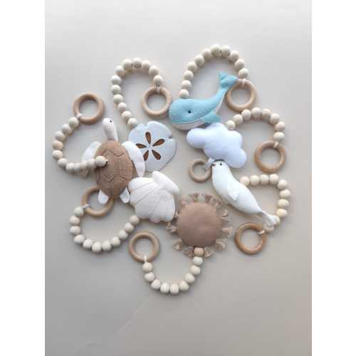 Ocean Animal Baby Gym Toys: Costal Nursery Decor Whale, Turtle, Beach Style for nursery