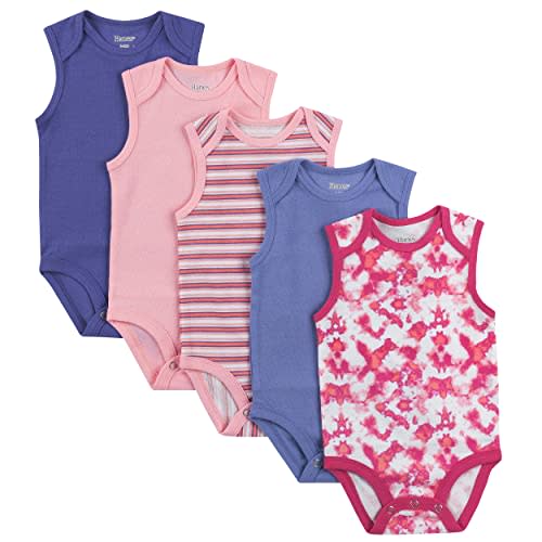 Hanes Baby and Toddler Ultimate Flexy Sleeveless Bodysuit (5 Pack)