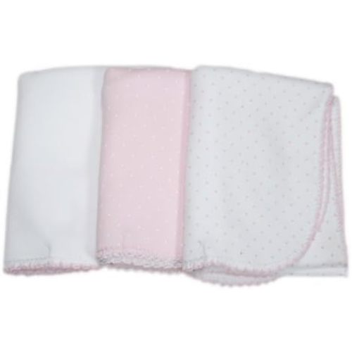 Kissy Kissy Baby Sets Dots Three Pack Of Burp Pads