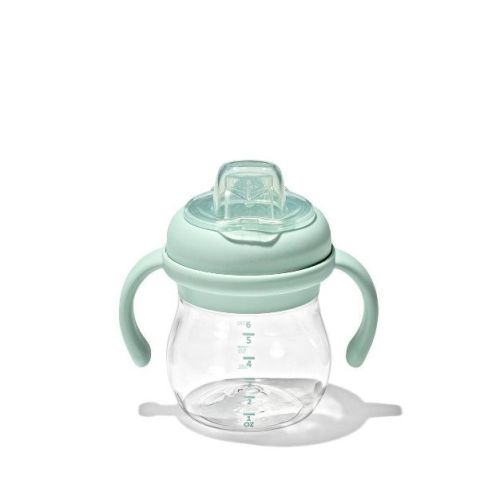 Oxo 6oz Tot Transitions Soft Spout Sippy Cup With Removable Handles - Opal
