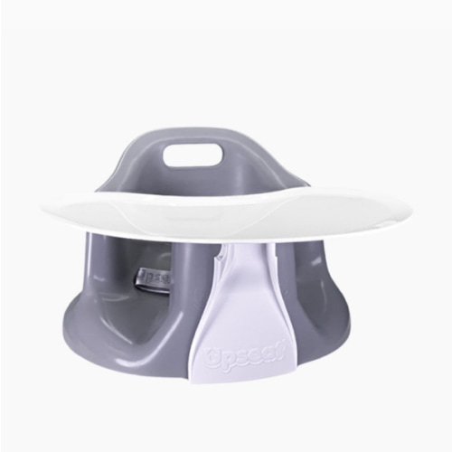 Upseat Baby Floor And Booster Seat - Gray