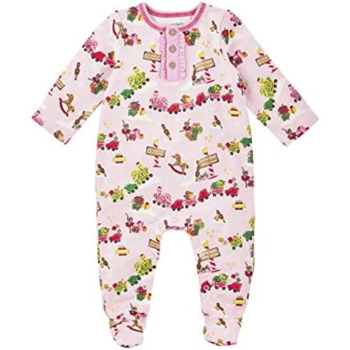 Mud Pie Baby Girls' Christmas Toyland Sleeper