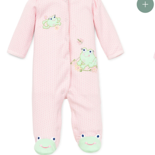 Frog Friends Footed One-Piece