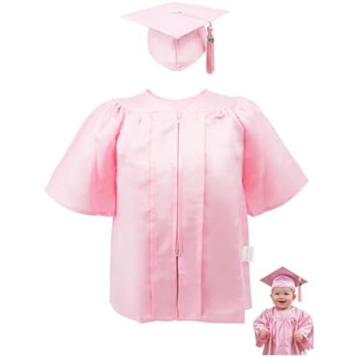 GraduatePro Baby Graduation Cap and Gown Set for Infant Toddler with Tassel as NICU Grad Gift