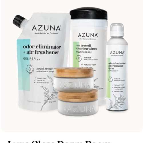 Luxe Glass Dorm Room Odor Eliminator Kit
