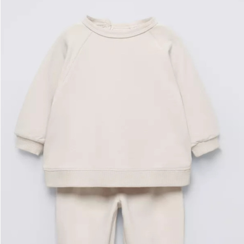 SWEATSHIRT AND JOGGER PANTS SET - Light beige | ZARA United States