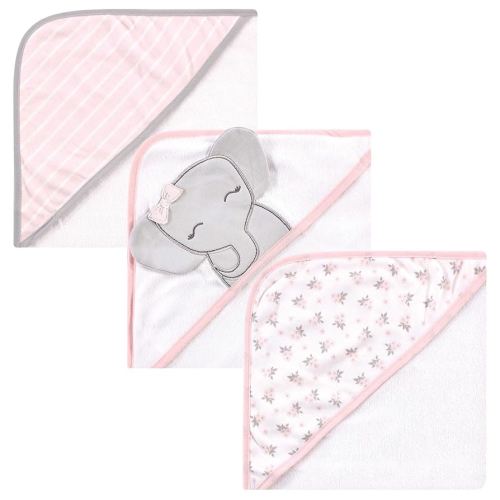 Amazon.com : Hudson Baby Unisex Baby Cotton Rich Hooded Towels, Alphabet, One Size : Baby