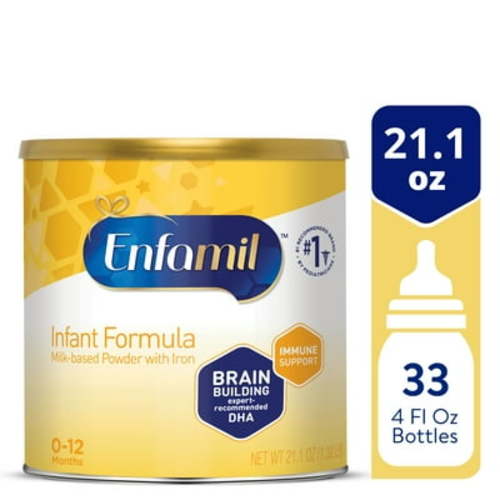 Enfamil Powder Baby Formula with Iron, 21.1 oz Can