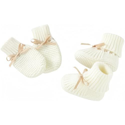 LAWKUL Baby Outfit Cotton Knit Newborn Infant Romper Knitted Longsleeve Sweater Clothes With Warm Hat Set Toddler Boy Girl