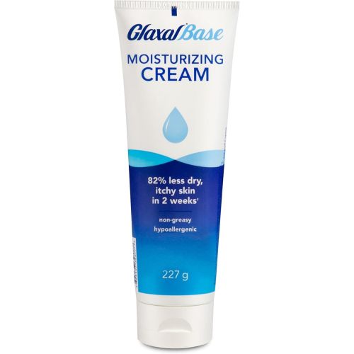 Glaxal Base Moisturizing Cream for Itchy, Dry Skin, Hypoallergenic & Paraben-Free, 227g