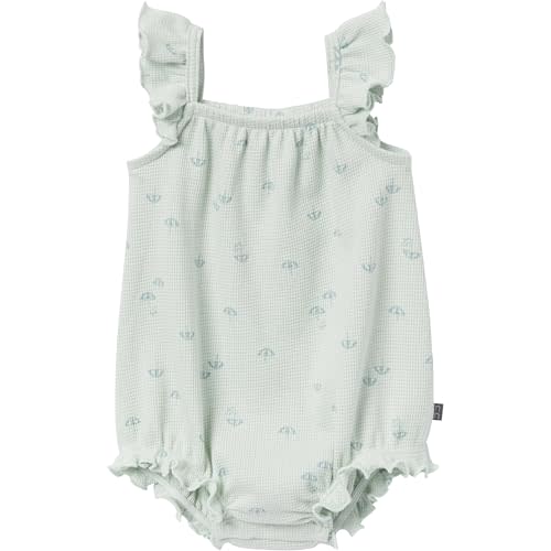 Modern Moments by Gerber Baby Girls Mini Flutter Sleeve Bubble Romper