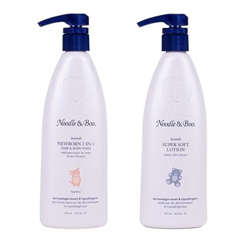 Noodle & Boo Newborn 2-in-1 Baby Shampoo and Body Wash, Tear-Free, Hypoallergenic, Plant-Based Baby Bath Essentials, Moisturizing, pH-Balanced, Vitamin-Enriched, Pediatrician-Tested