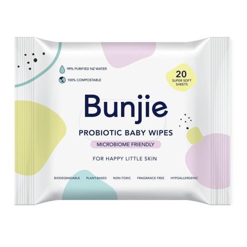 Bunjie Travel Pack Baby Wipes 20 Pack