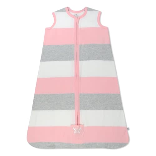 HonestBaby Wearable Blankets Sleeping Bags Swaddle Transition 100% Organic Cotton for Infant Baby Boys, Girls, Unisex