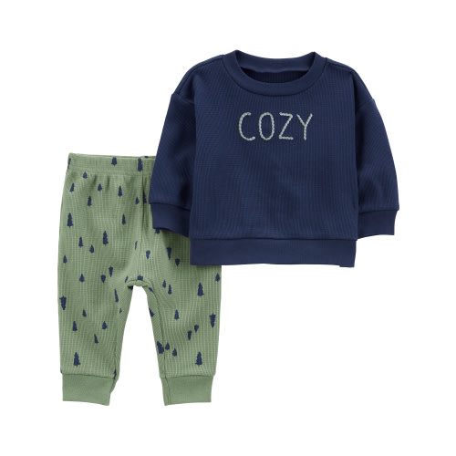Carter's Child of Mine Baby Boy Outfit Set, 2-Piece, Sizes 0/3-24 Months