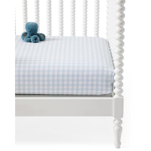 Gingham Crib Sheet