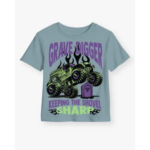 Toddler Boy Monster Jam™ Grave Digger Short-Sleeve Graphic Tee - Blue - Carter's | Carter's
