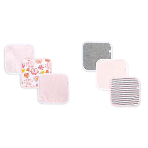 Burt's Bees Baby Washcloths, Absorbent Knit Terry, Super Soft 100% Organic Cotton Bundle