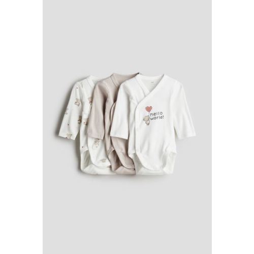 3-pack Wrapover Bodysuits