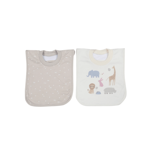 2 Pack Popover Bibs - Safari