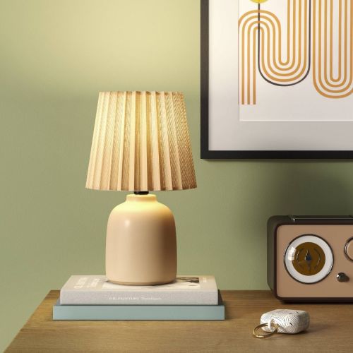 Mini Ceramic Lamp Neutral - Room Essentials™